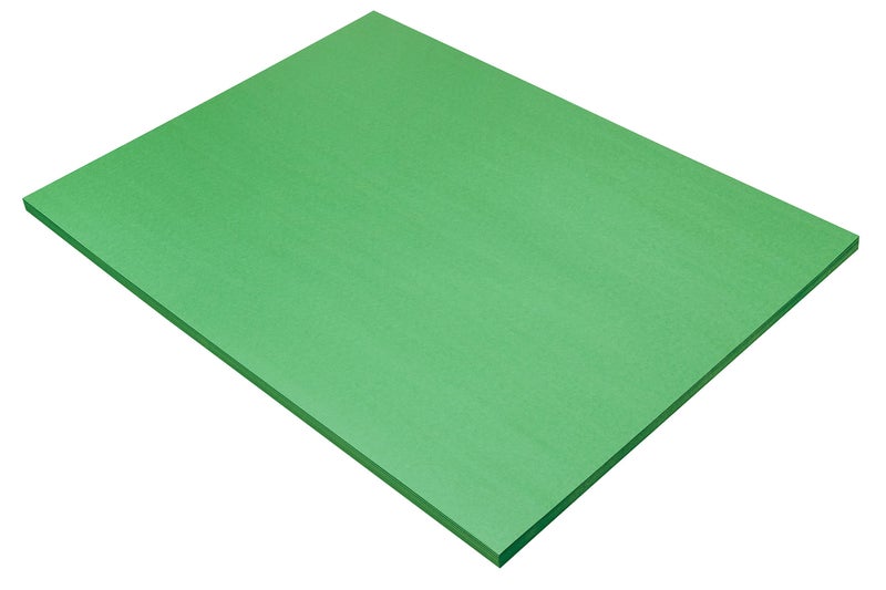 Prang (Formerly SunWorks) Construction Paper, Bright Green, 9" x 12", 50 Sheets - Image 1